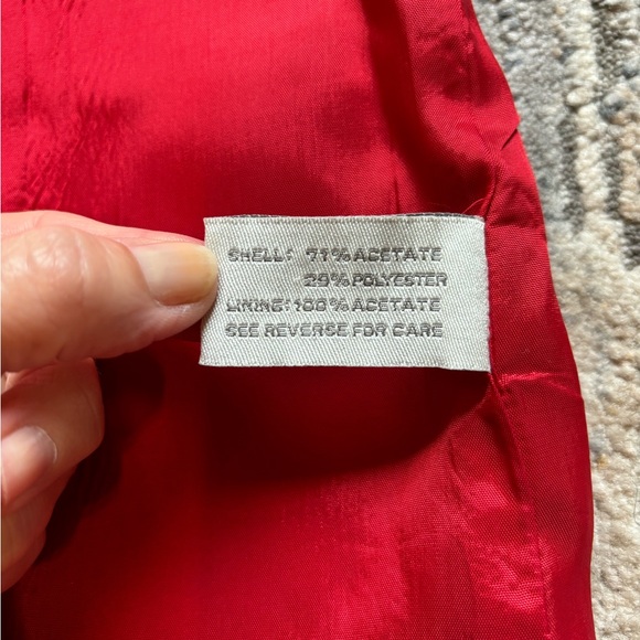 Red collectibles by Petite Sophisticate sheath dress size 2P - Picture 9 of 12